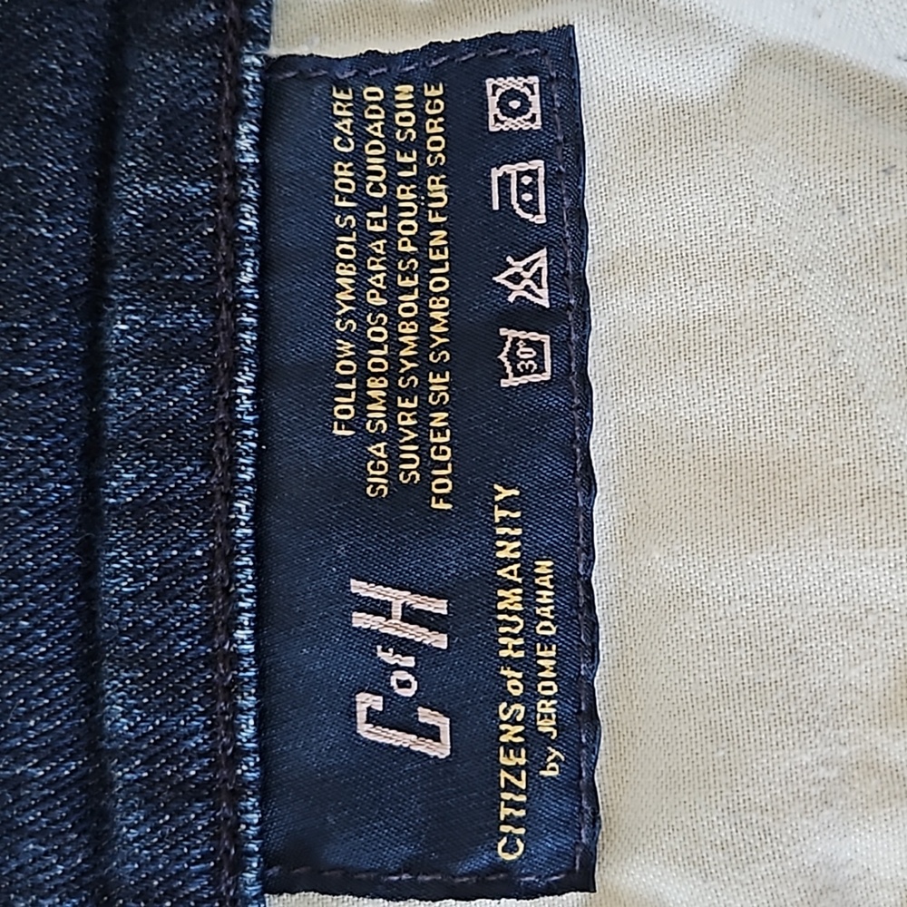 Citizens of Humanity Dani cropped straight leg jeans-32 - Picture 8 of 9